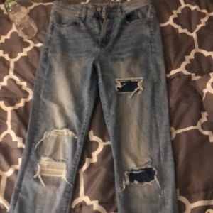 American Eagle High rise blue jeans